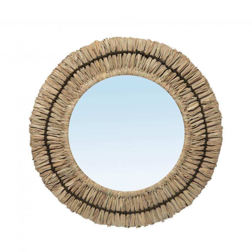 Wandspiegel handgefertigt Dekorationspiegel Gajih-Spiegel Natur - HomeDesign Knaus