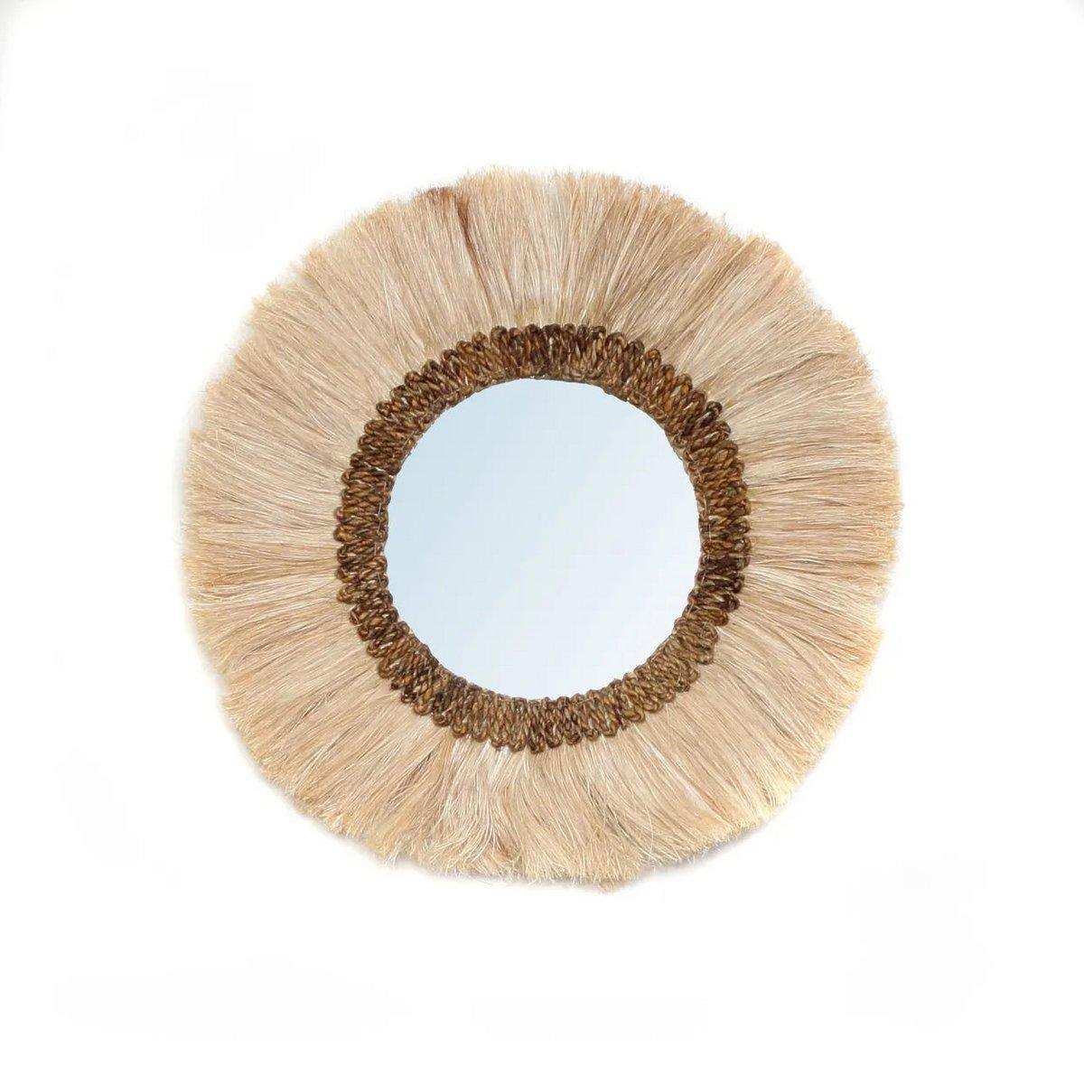 Wandspiegel Mowgli-Spiegel Natur handgefertigt 60cm - HomeDesign Knaus