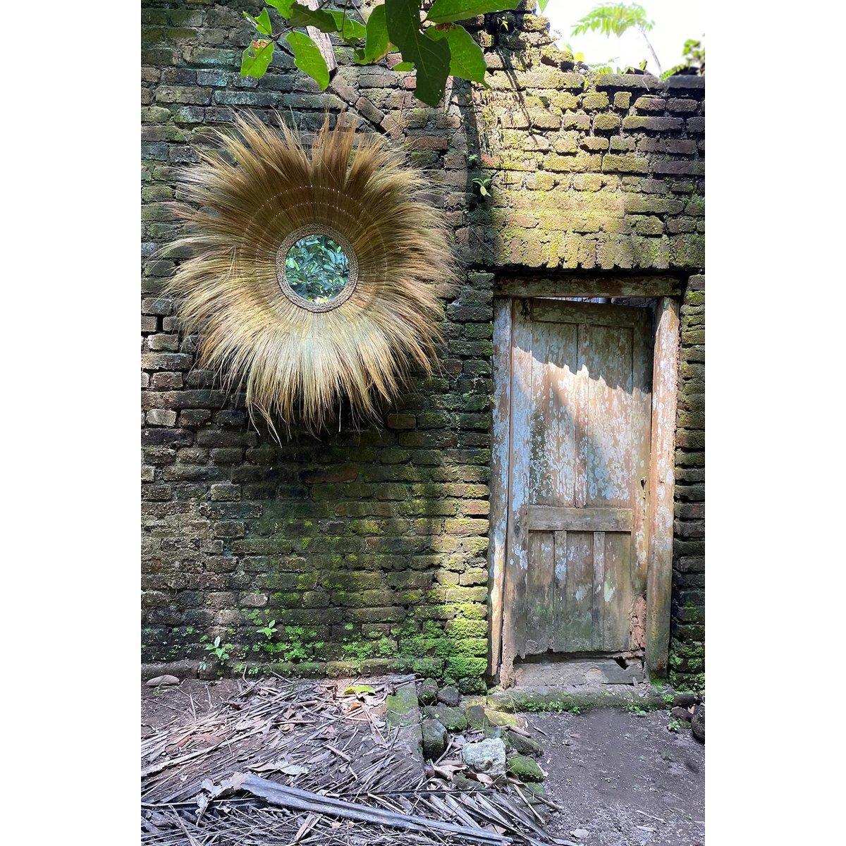 Wandspiegel versunkene Spiegel Natur 90 cm - HomeDesign Knaus