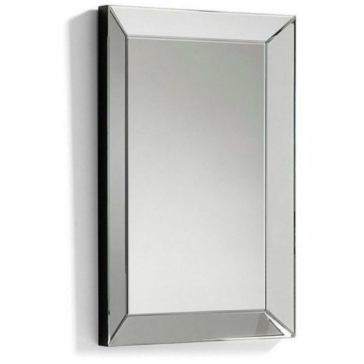 Wandspielgel Spiegel mit Spiegelkante 60x80 cm - HomeDesign Knaus
