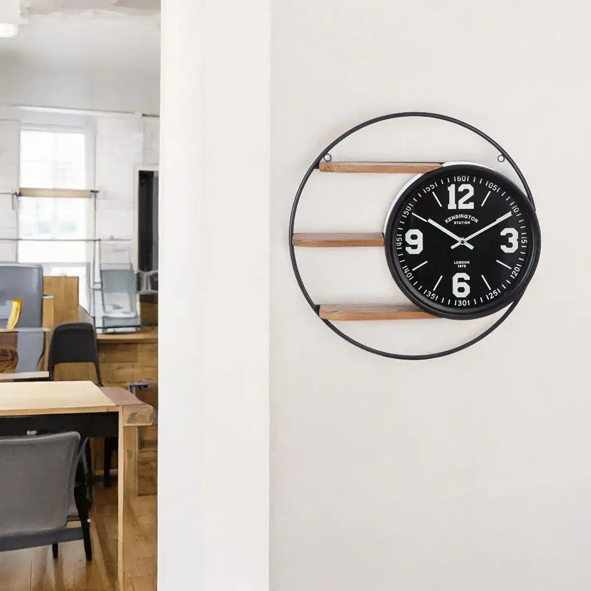 Wanduhr rund Klako, H.50 cm - HomeDesign Knaus