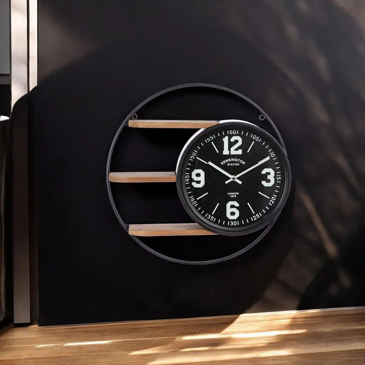 Wanduhr rund Klako, H.50 cm - HomeDesign Knaus