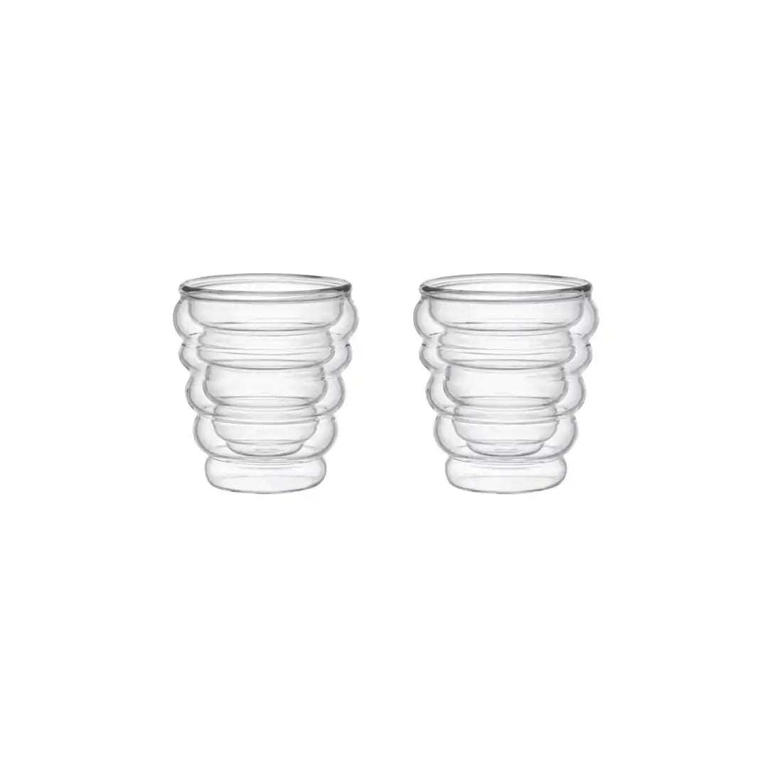 WAVE DOPPELWANDIGE ESPRESSOKAFFEETASSEN 70ML – 2ER-SET - HomeDesign Knaus