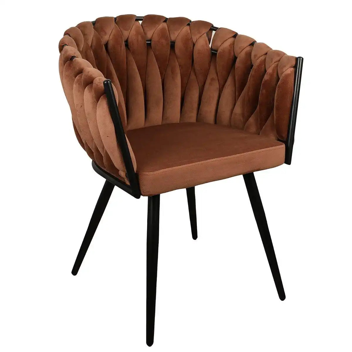 Wave Stuhl Kupfer (2er Set) - HomeDesign Knaus