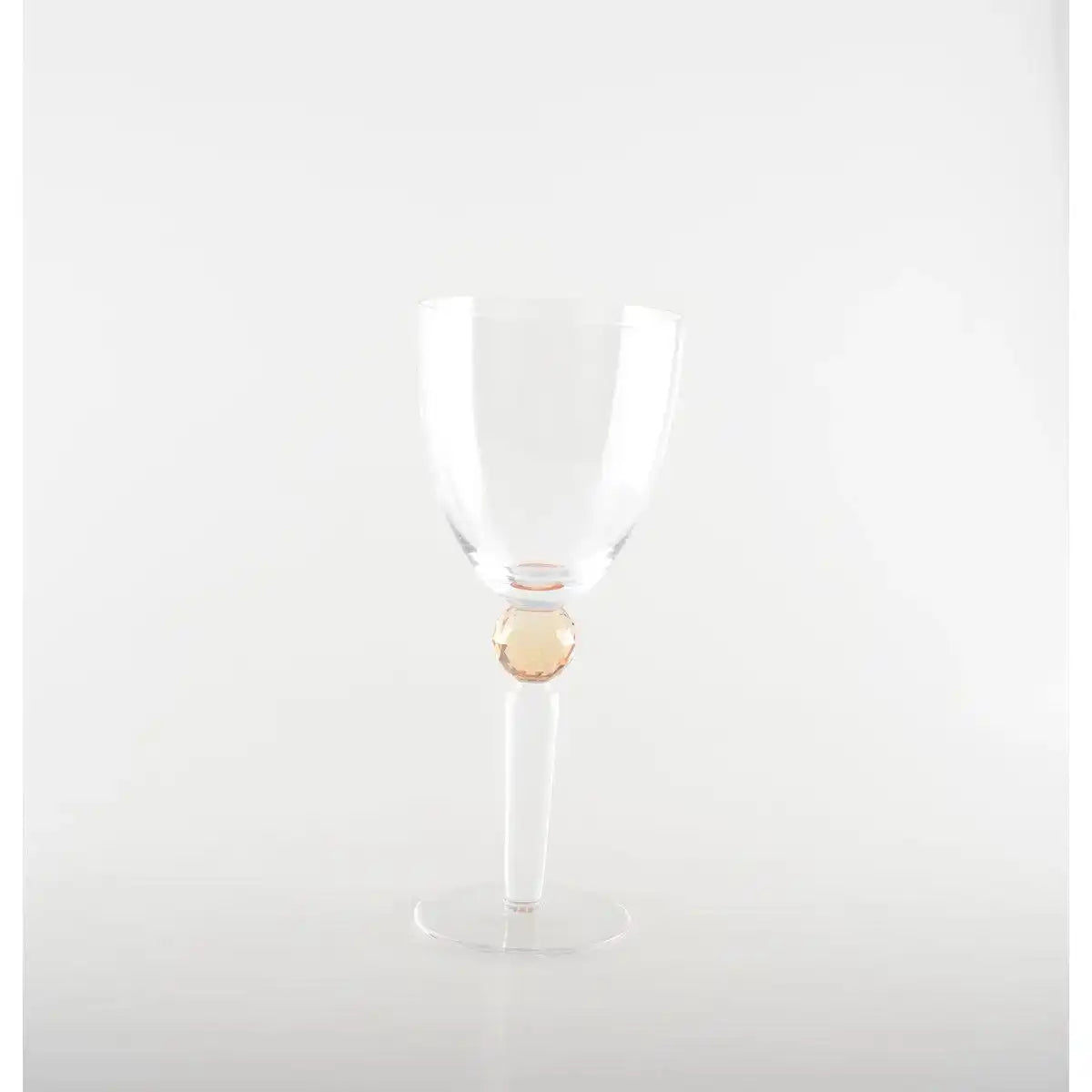 Weingläser mit runden Diamantfuß 4 Farben - Los 4 - HomeDesign Knaus