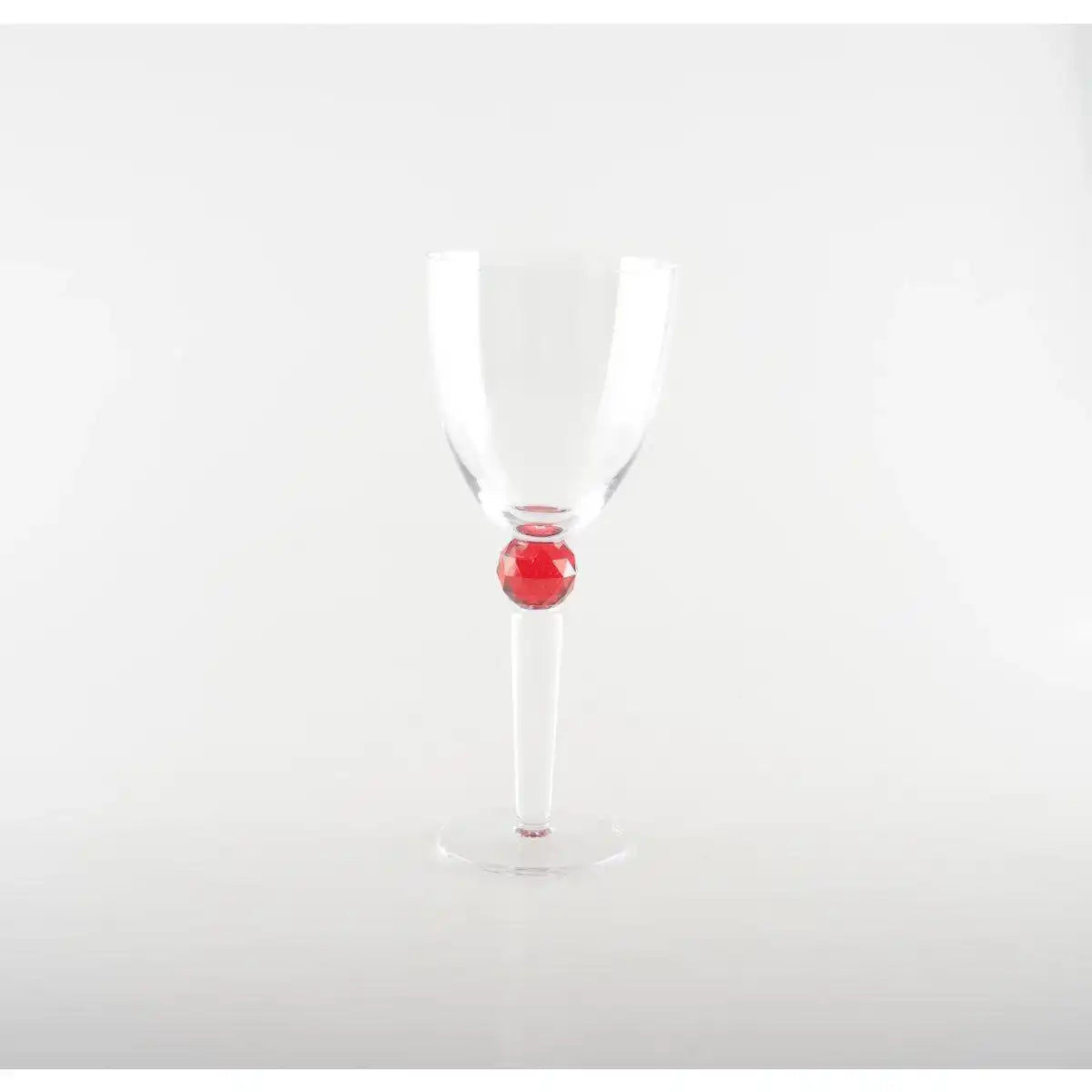 Weingläser mit runden Diamantfuß 4 Farben - Los 4 - HomeDesign Knaus