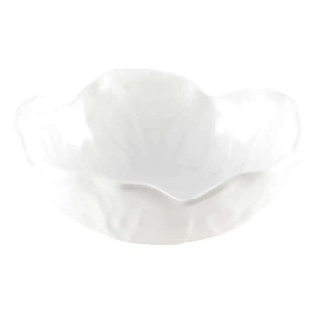 Weiße Hohlplatte in Melamin 17,5 x 17,5 x 5 cm - HomeDesign Knaus