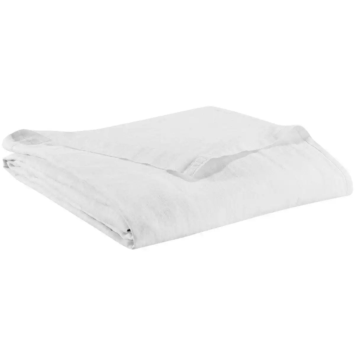 Weißes Zephyr Flachbettlaken 240 x 300 - HomeDesign Knaus