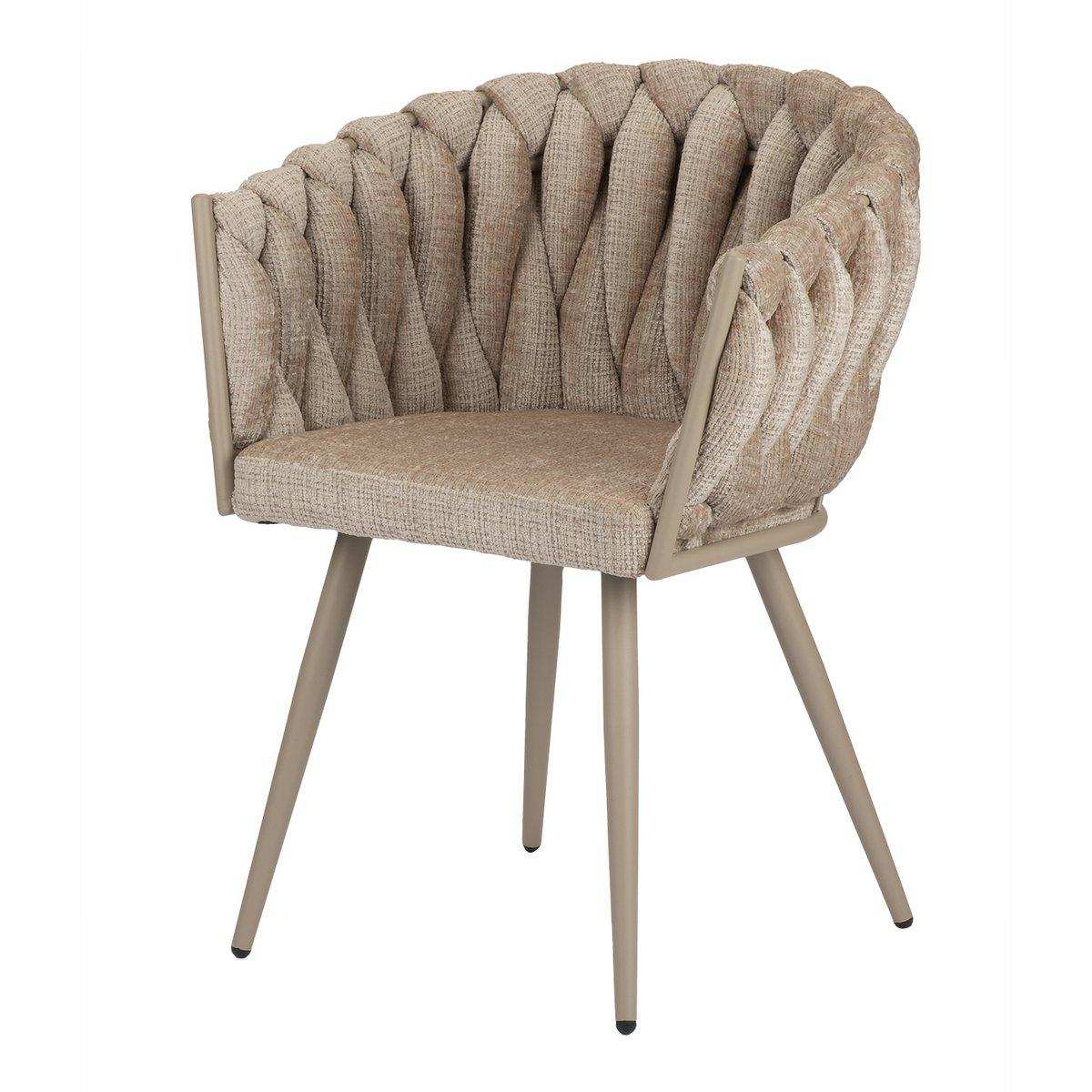 Wellenstuhlcreme (Set von 2) - HomeDesign Knaus