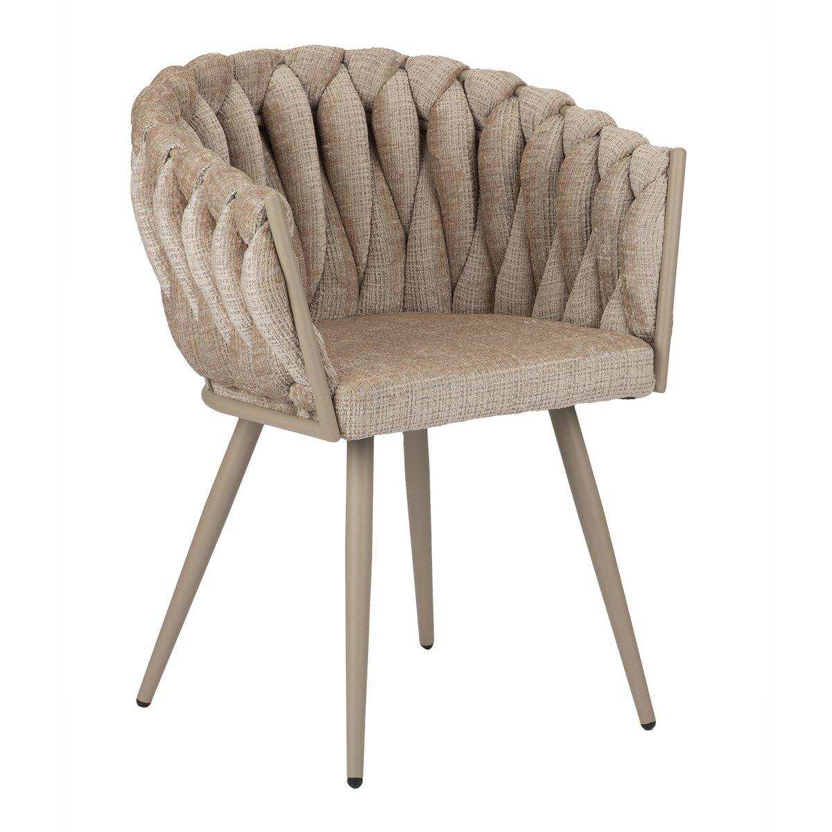 Wellenstuhlcreme (Set von 2) - HomeDesign Knaus
