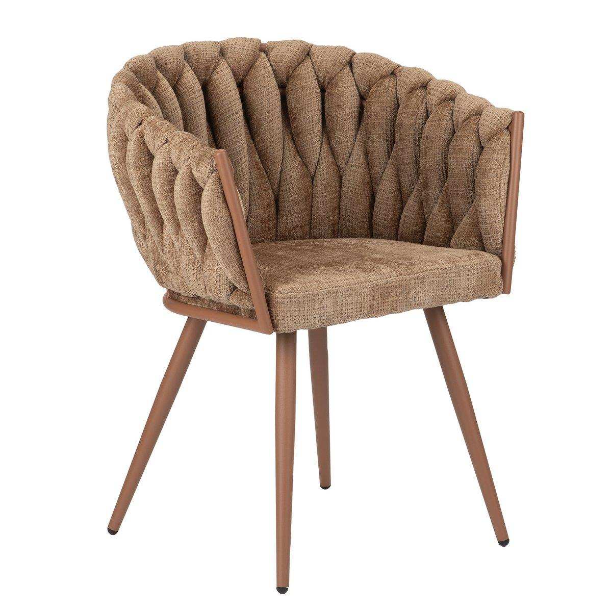 Wellenstuhlkaramell (2) Set) - HomeDesign Knaus