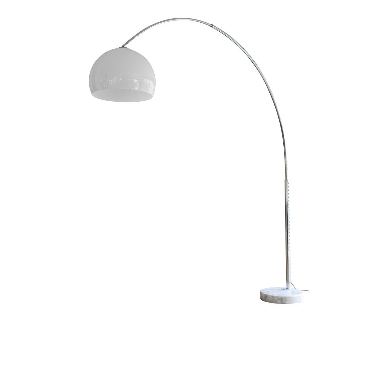 Bogenlampe 230 cm weiß Kunststoff - HomeDesign Knaus