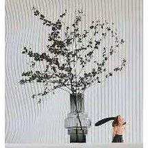 XXL Luxusvase Dicke Glasvase im Retro-Stil Blumenvase - HomeDesign Knaus