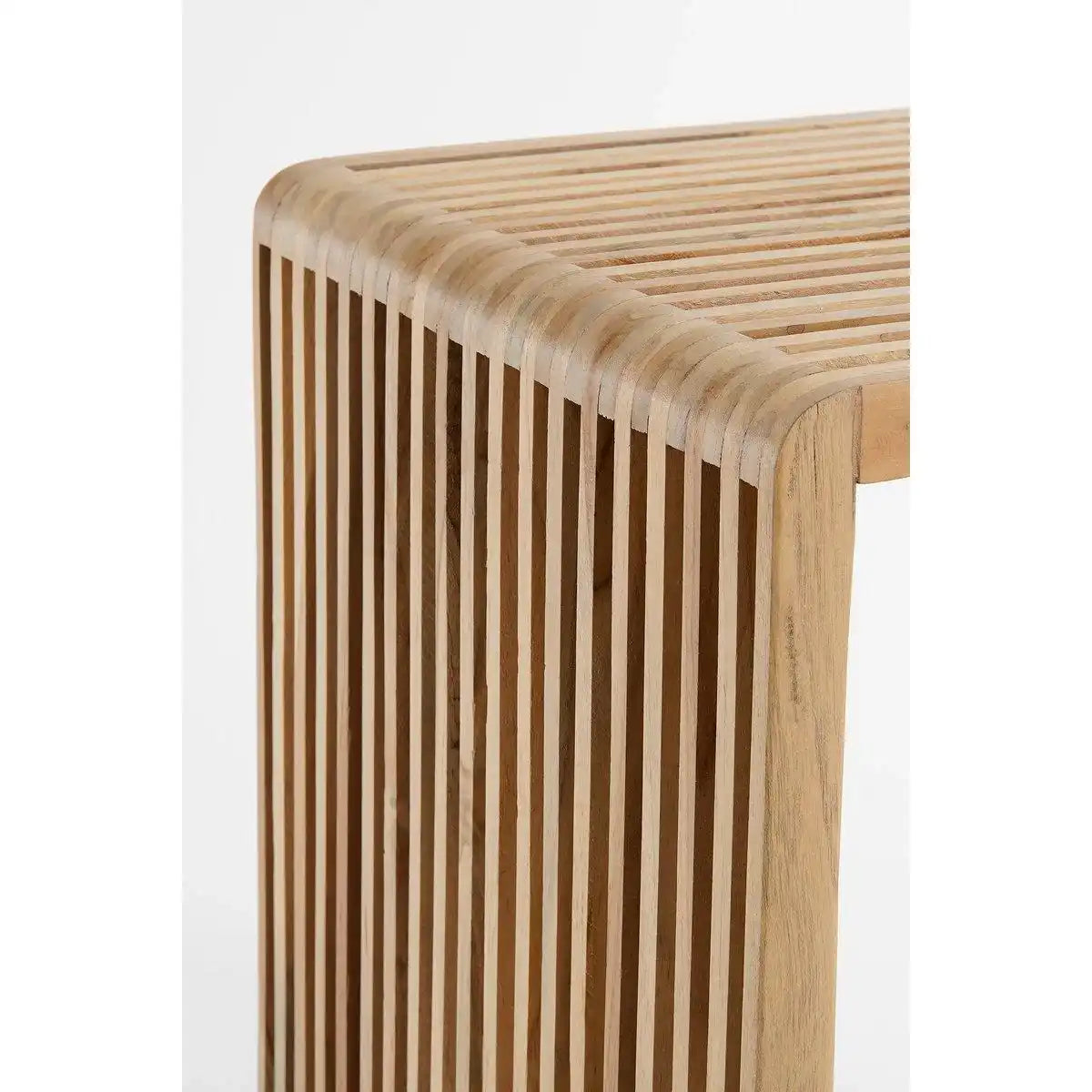 Yonker Beistelltisch – 3er-Set – L44 x B34 x H50 cm – recyceltes Holz – Braun - HomeDesign Knaus