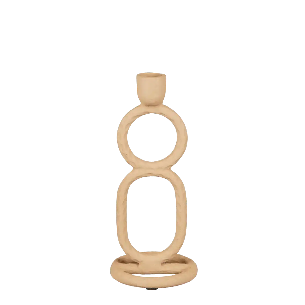 Yukon Kerzenständer – H21,5 x Ø9 cm – Metall – Terra - HomeDesign Knaus