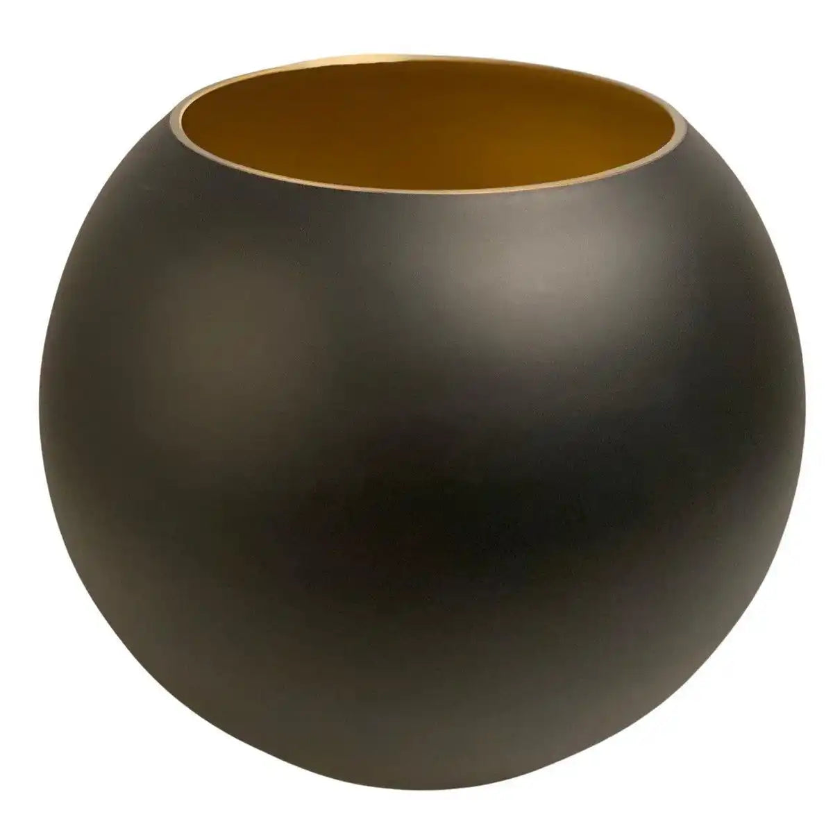 Zambezi Schwarzgold Ø25 x H20,5 cm - HomeDesign Knaus