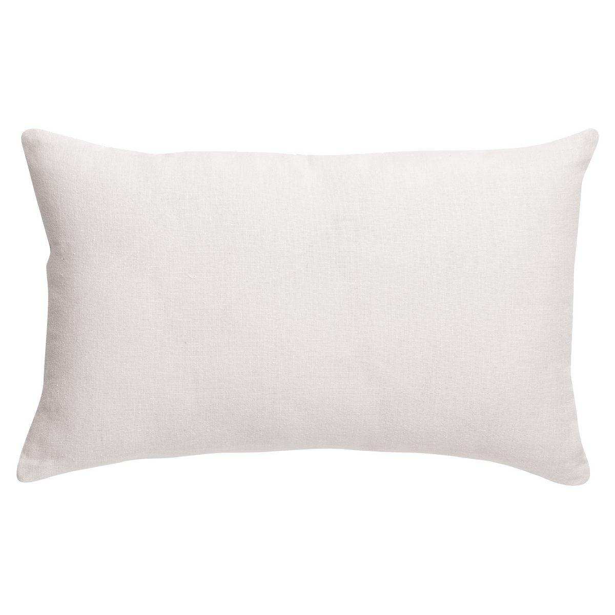 Zeff Plain Kissen Weiß 30 x 50 - HomeDesign Knaus