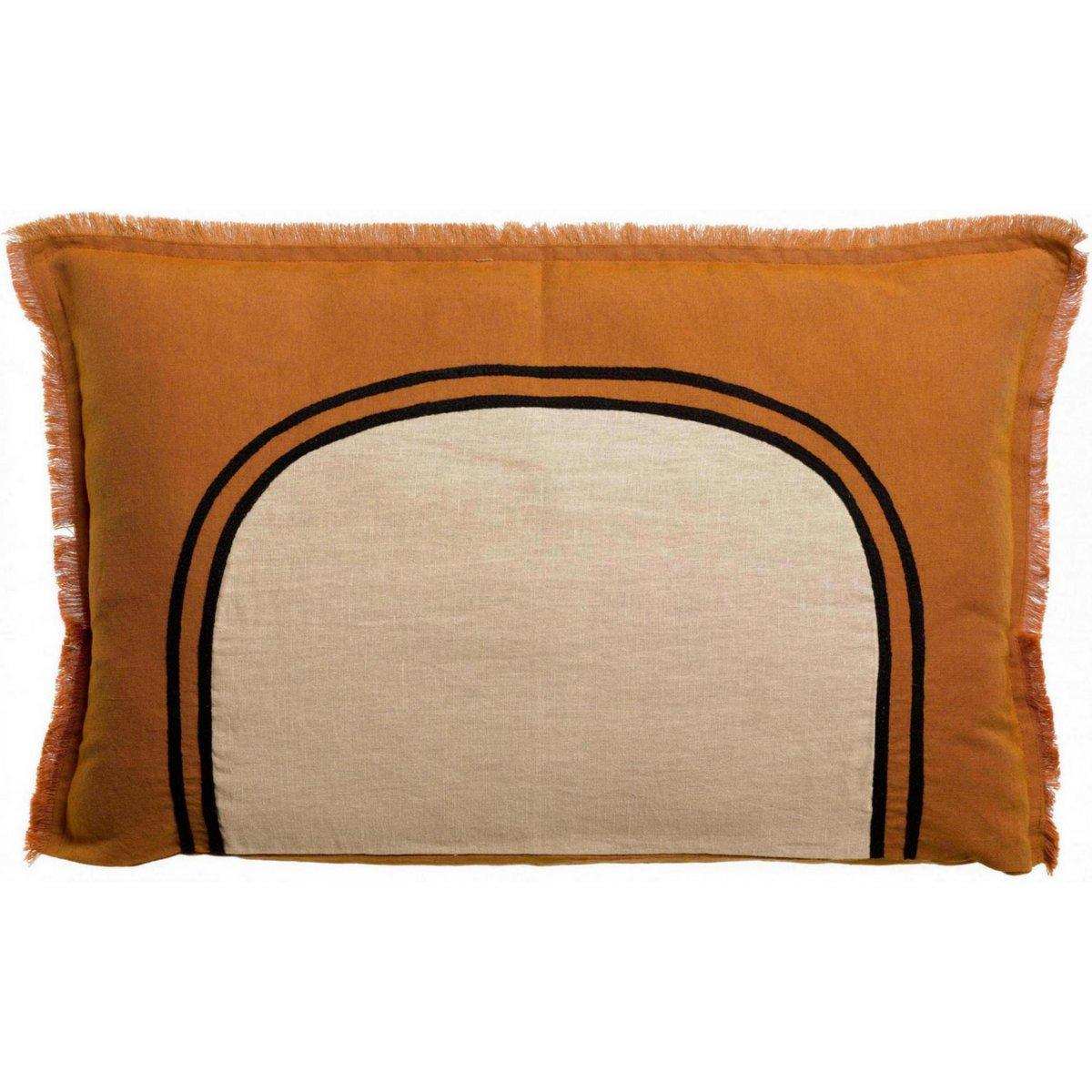 Zweifarbiges Kissen Laly Copper 40 x 65 - HomeDesign Knaus