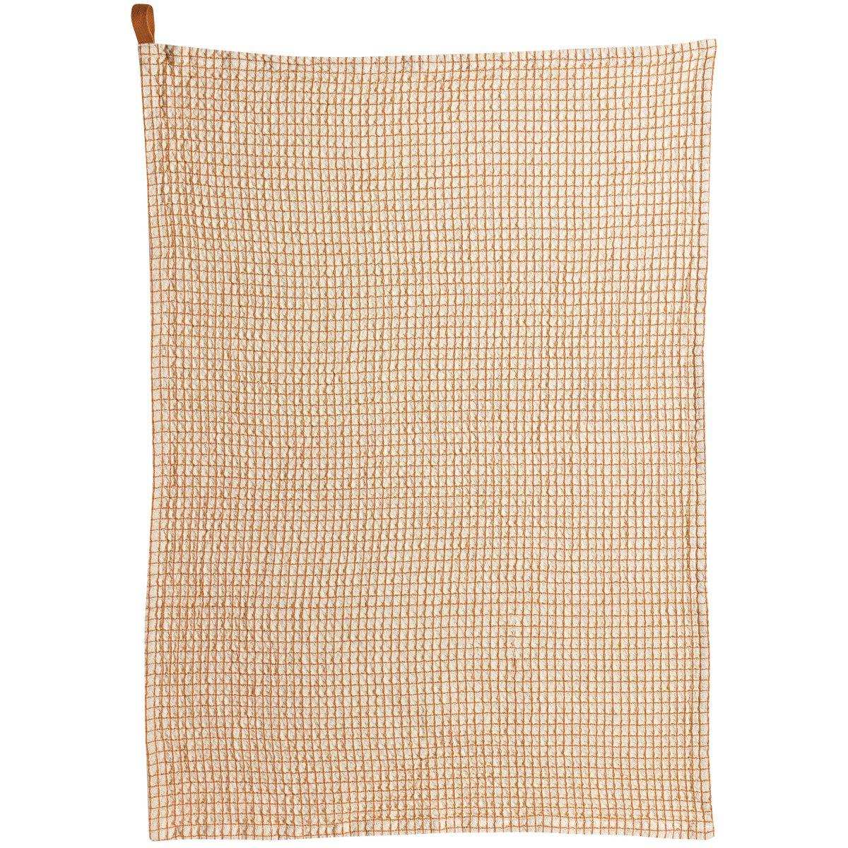Zweifarbiges Waben-Geschirrtuch Mumba Cinnamon 50 x 70 - HomeDesign Knaus