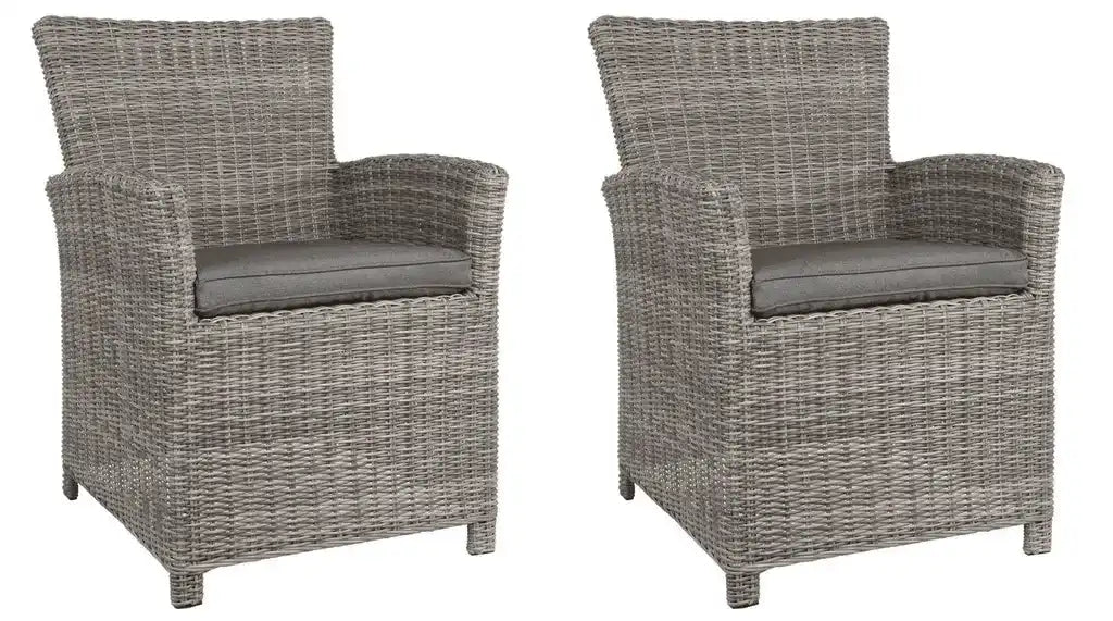 2er Set Gartenstuhl Stuhl Tropez Smoke Gartensessel - HomeDesign Knaus