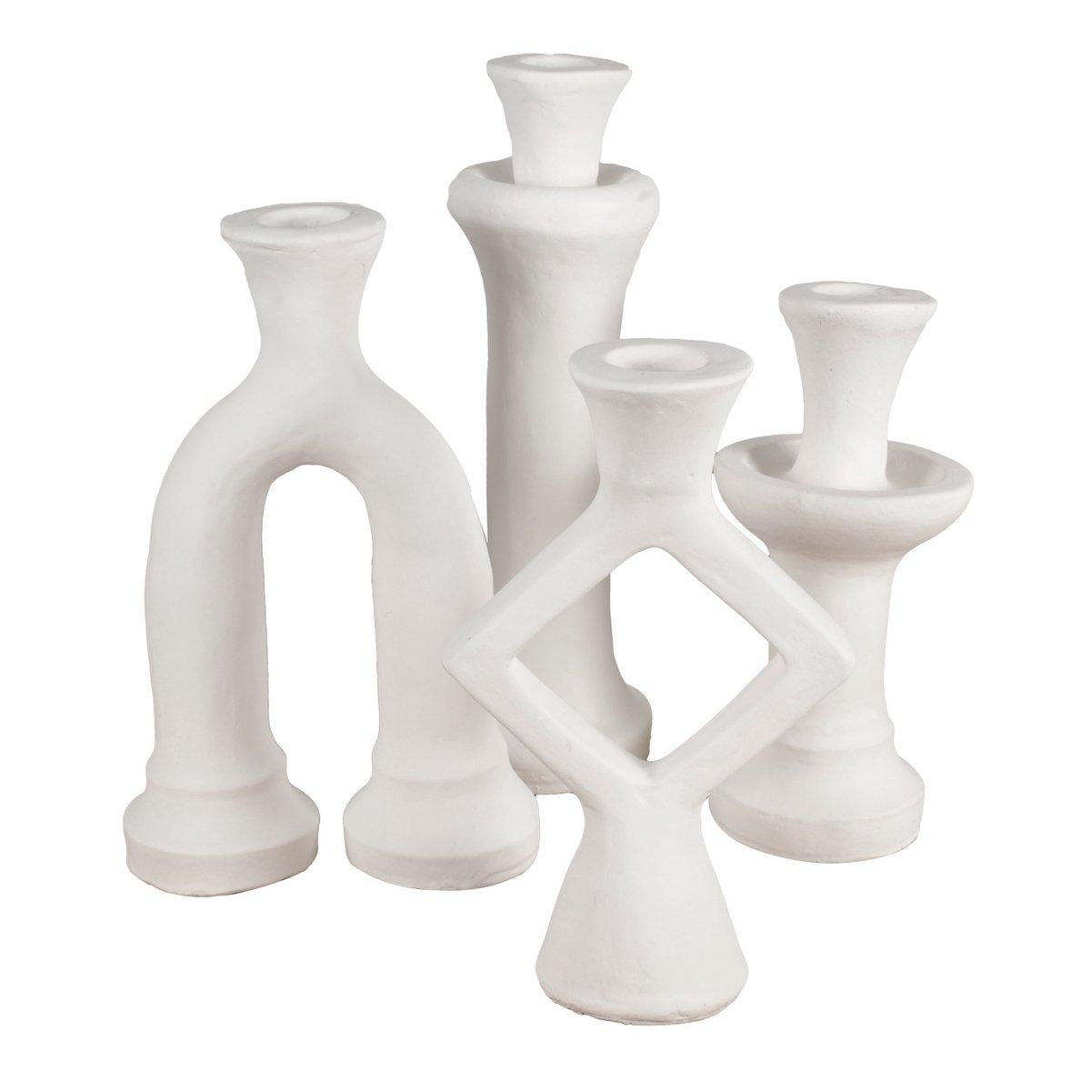 Keramik-Kerzenhalter Arc (2er-Set) - HomeDesign Knaus