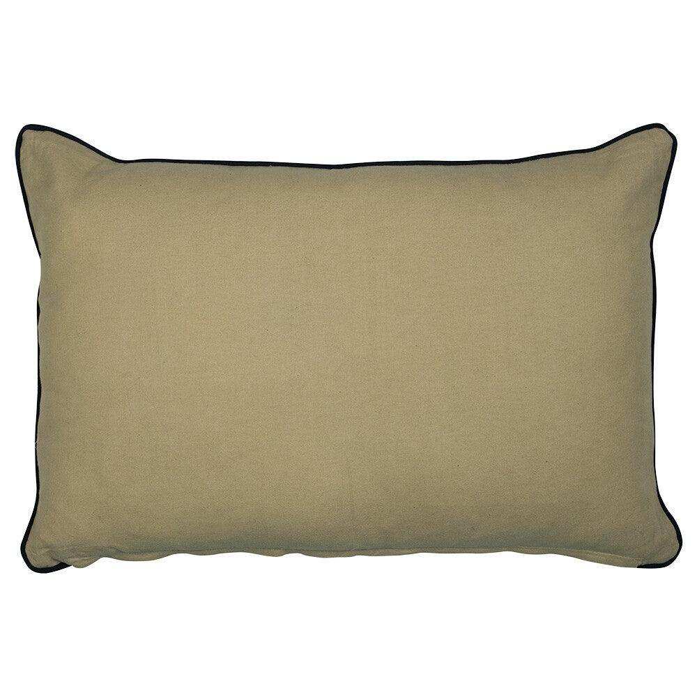 4er Set Baumwolle Kissen wein chablis camel 40x60cm - HomeDesign Knaus