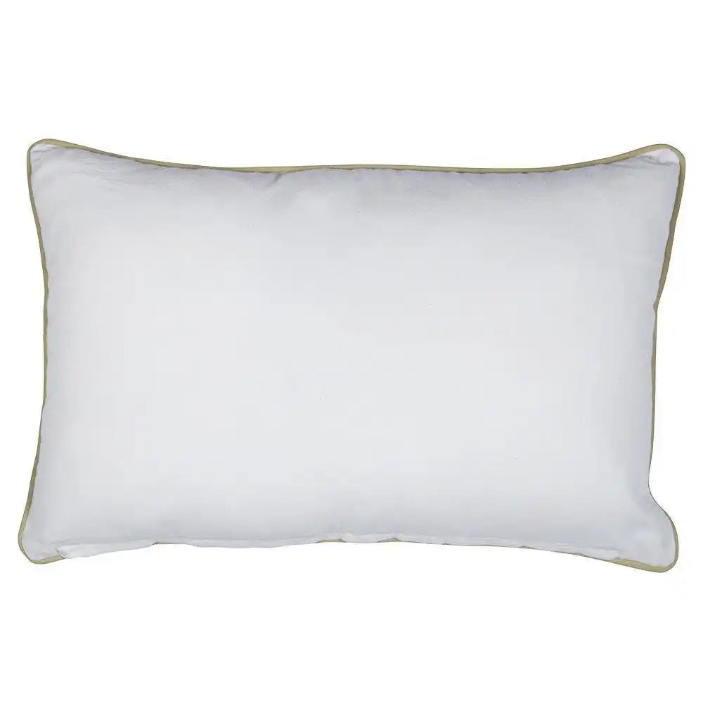 4er Set Baumwolle Kissen wein chablis weiss 40x60cm - HomeDesign Knaus