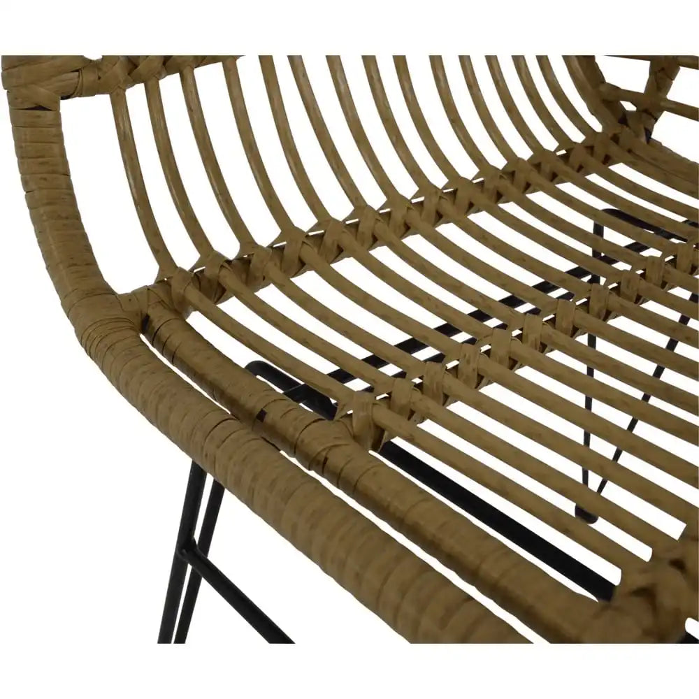 4er Set Gartenstuhl Stuhl geflochten Vero Stahlgestell - HomeDesign Knaus