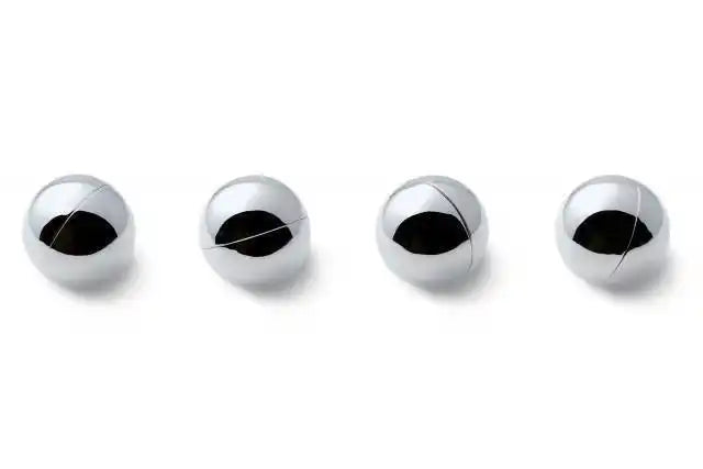 4er-Set Gravity Ball Tischdeckenmagnet Nickel hochglanzpoliert - HomeDesign Knaus
