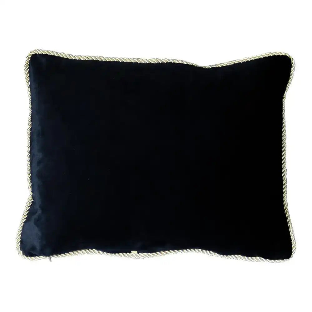 4er Set Samtkissen Zierkissen Samt 35x45cm - HomeDesign Knaus