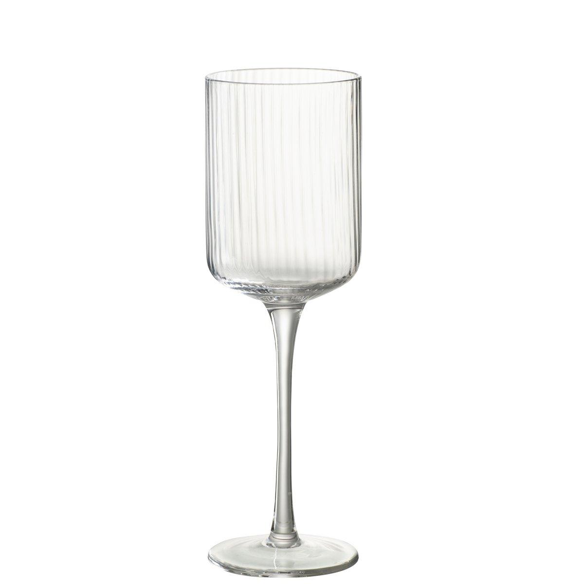 J-Line Ralp Weinglas - Glas - transparent - 6x - HomeDesign Knaus