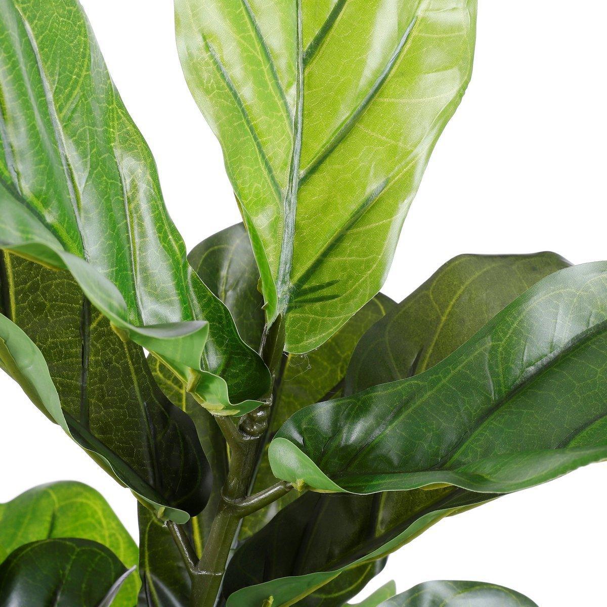Künstliche Pflanze Ficus Lyrata – H75 x Ø60 cm – Grün - HomeDesign Knaus