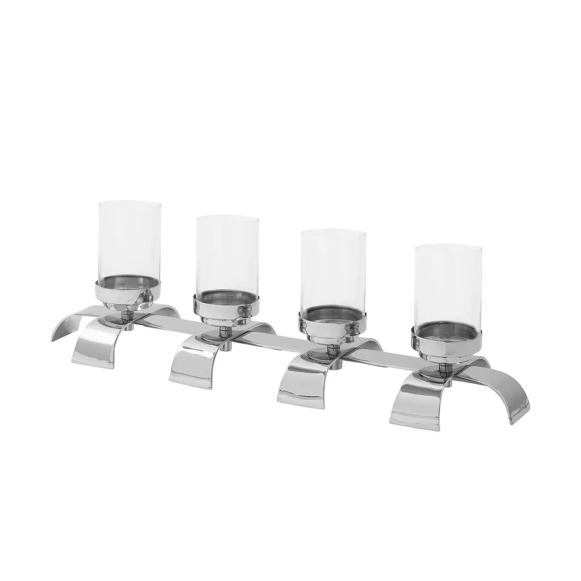 Aaron Advenzkranz Tischkranz Chrom Aluminium Edelstahl 64cm - HomeDesign Knaus