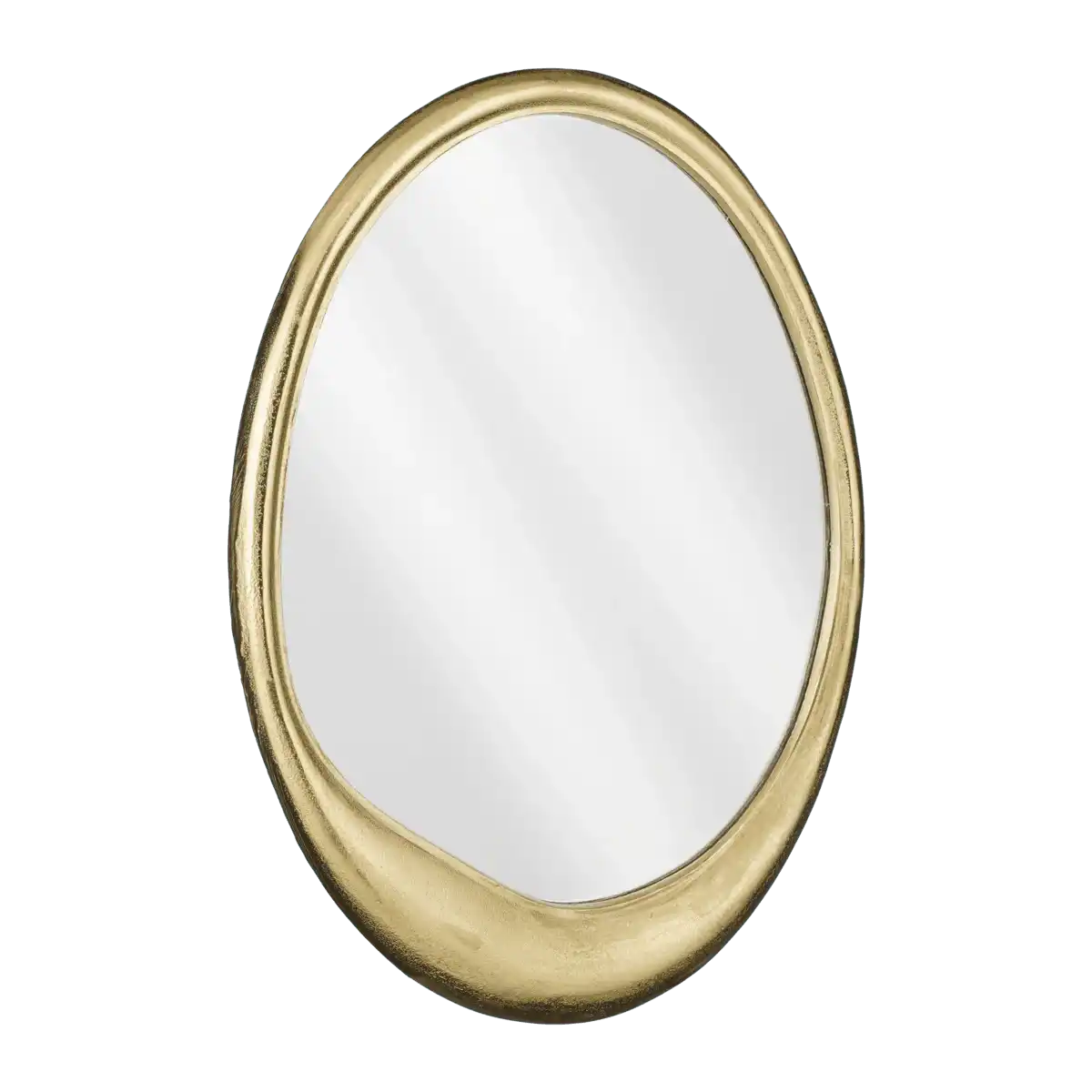 Adelin Wandspiegel recyceltes Aluminium – Gold - HomeDesign Knaus