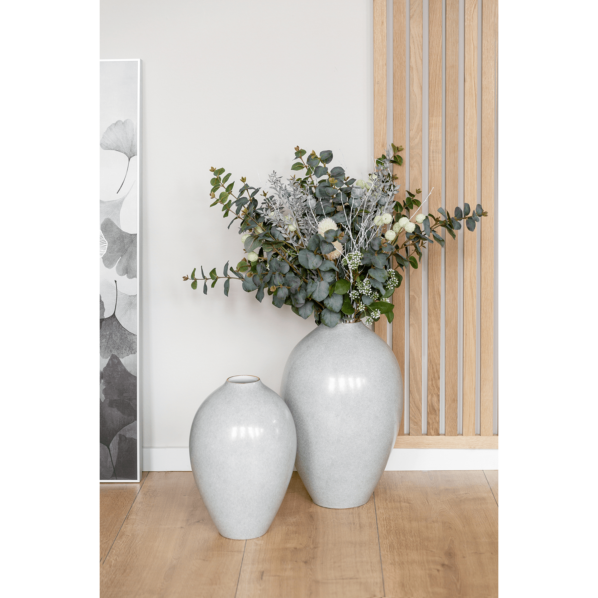Agneta Bodenvase Vase Blumenvase Porzellan Handarbeit - HomeDesign Knaus