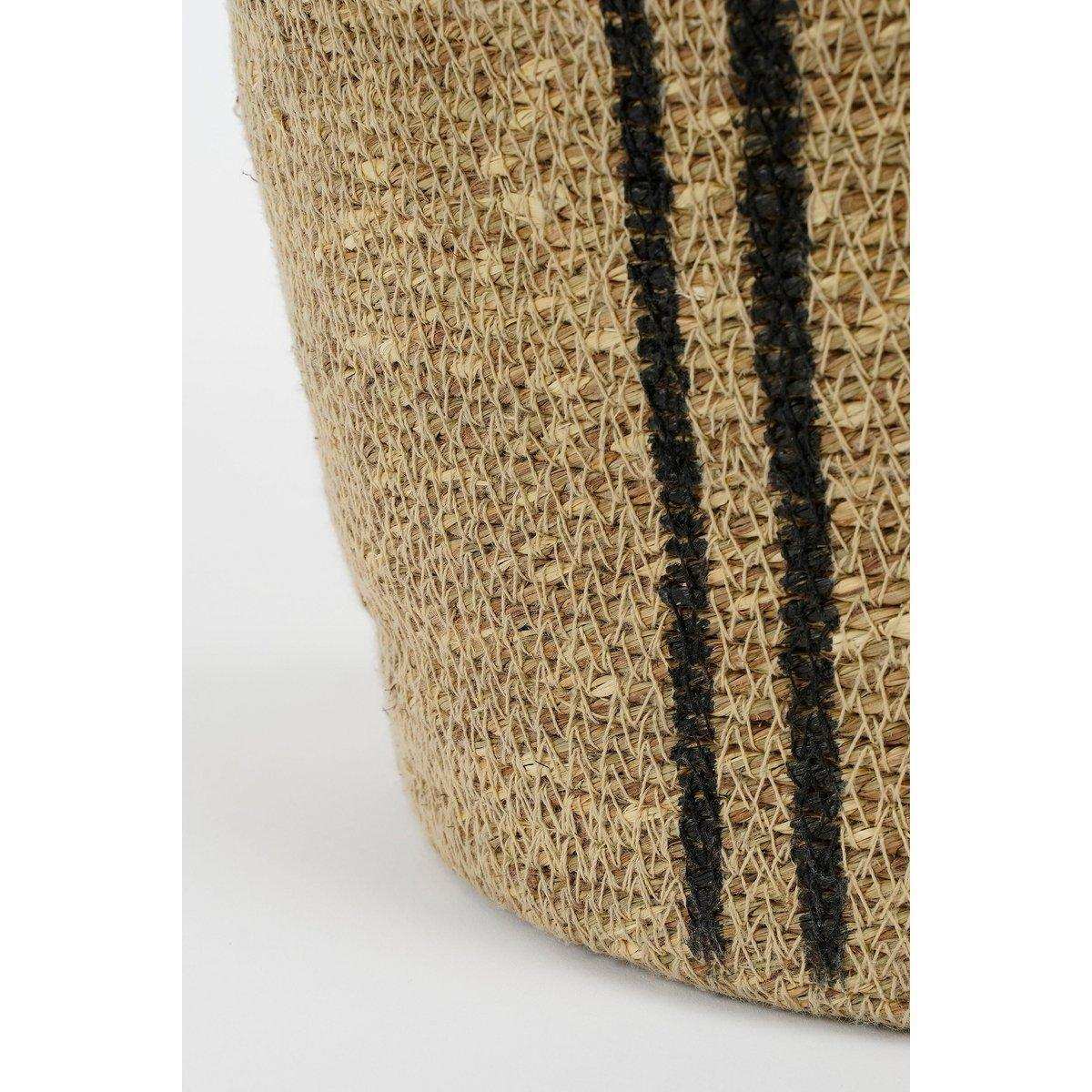 Aufbewahrungskorb – 3er-Set – H38 x Ø30 cm – Seegras – Hellbraun - HomeDesign Knaus