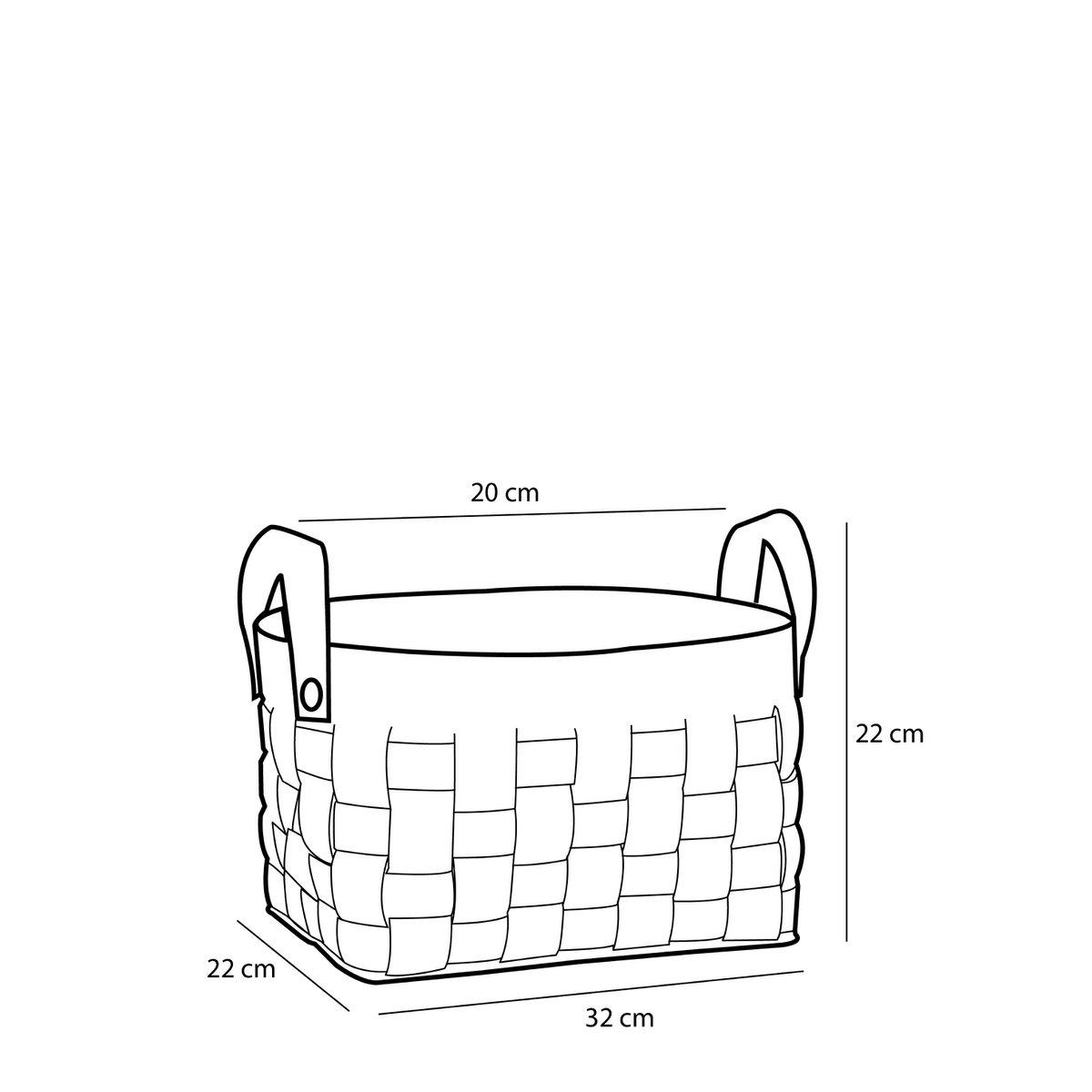 Aufbewahrungskorb – 3er-Set – L40 x B30 x H30 cm – Kork/Filz – Braun - HomeDesign Knaus