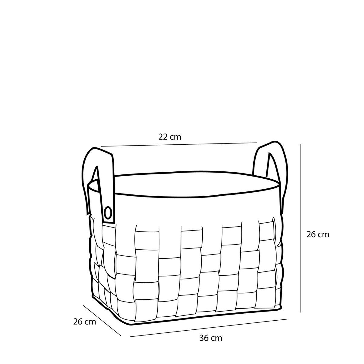 Aufbewahrungskorb – 3er-Set – L40 x B30 x H30 cm – Kork/Filz – Braun - HomeDesign Knaus