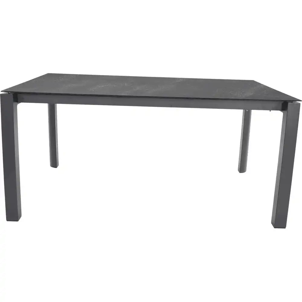 Ausziehtisch Gartentisch Esstisch Keramikplatte Negro 160/220/280x100 - HomeDesign Knaus