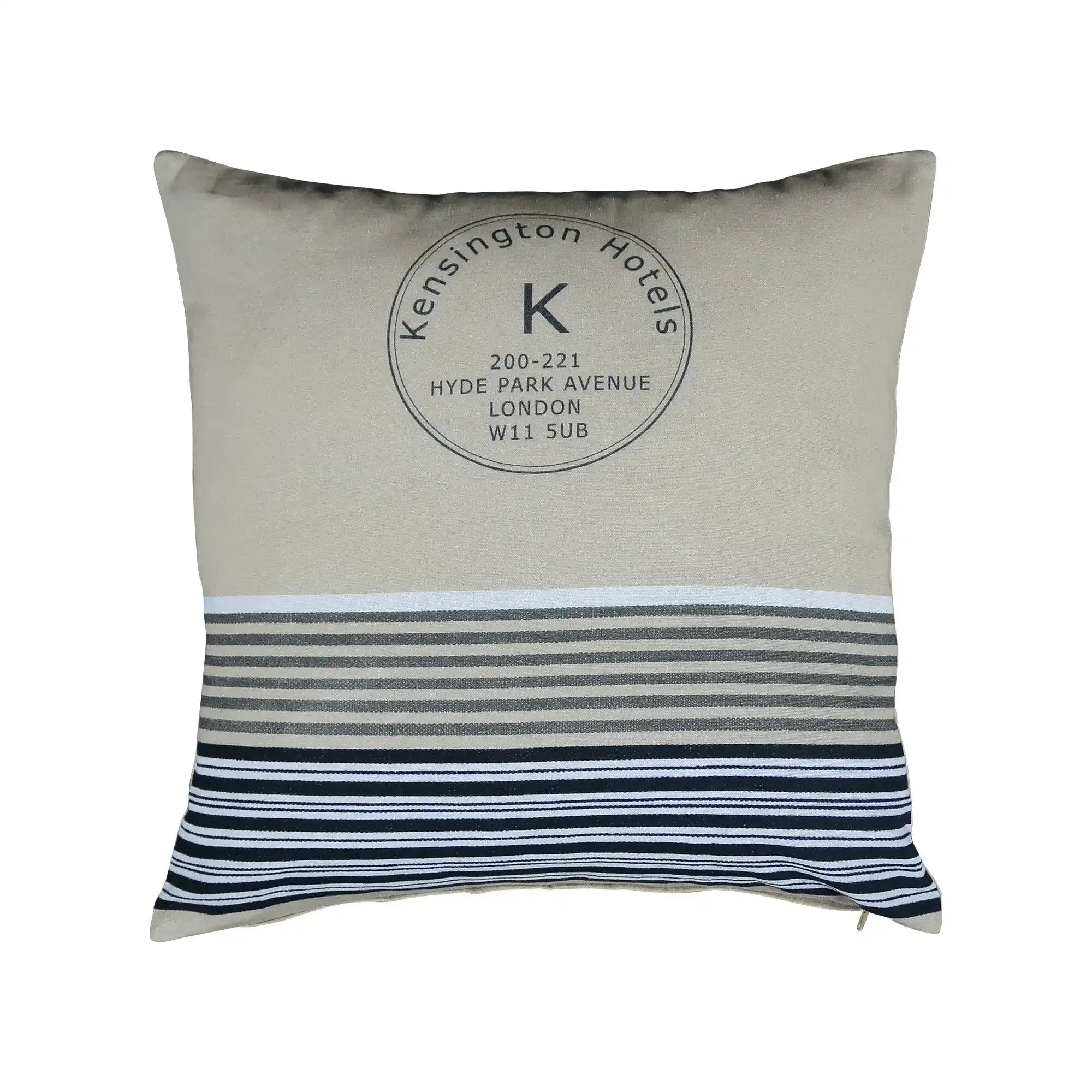 Baumwolle 2er Set Kissen Kensington 45x45cm - HomeDesign Knaus