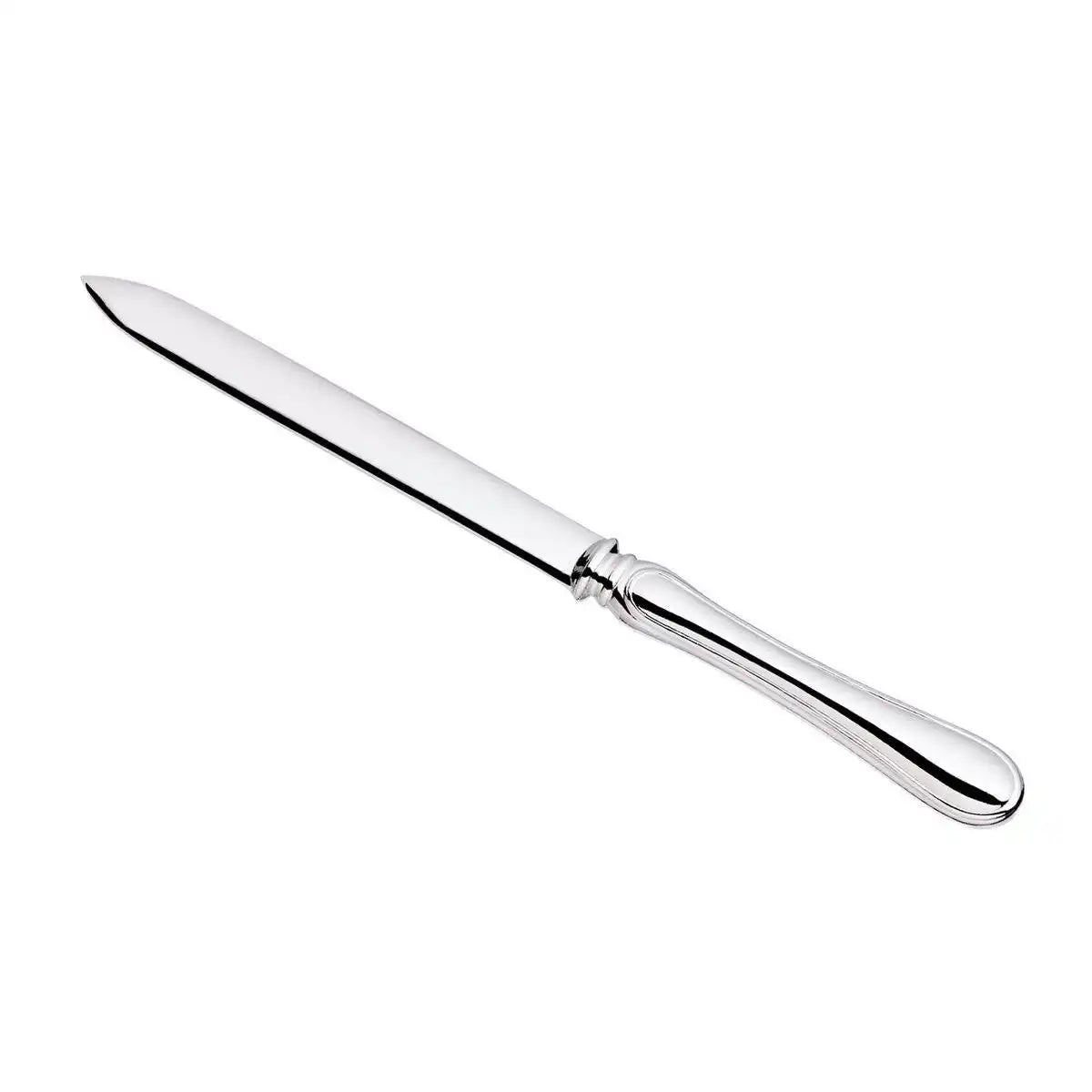 Brieföffner Briefmesser Faden edel versilbert Chrom 19 cm - HomeDesign Knaus