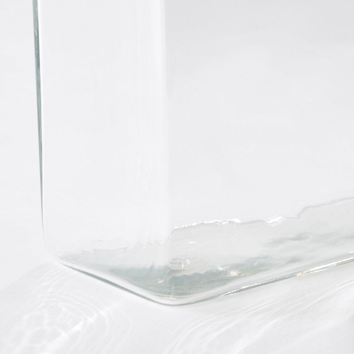 Britt Vase - L20 x B10 x H30 cm - Rechteck - Transparent - HomeDesign Knaus