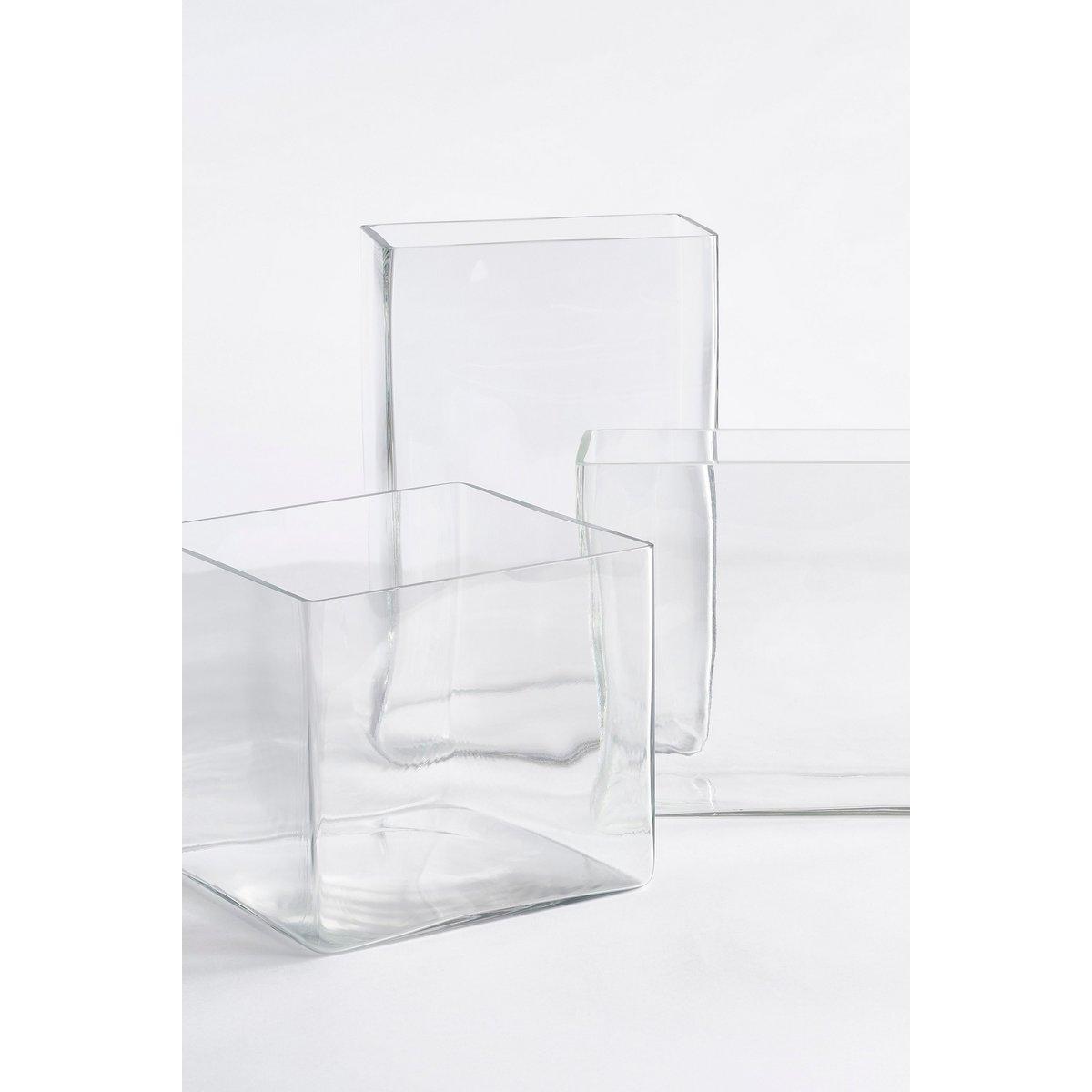 Britt Vase - L20 x B10 x H30 cm - Rechteck - Transparent - HomeDesign Knaus