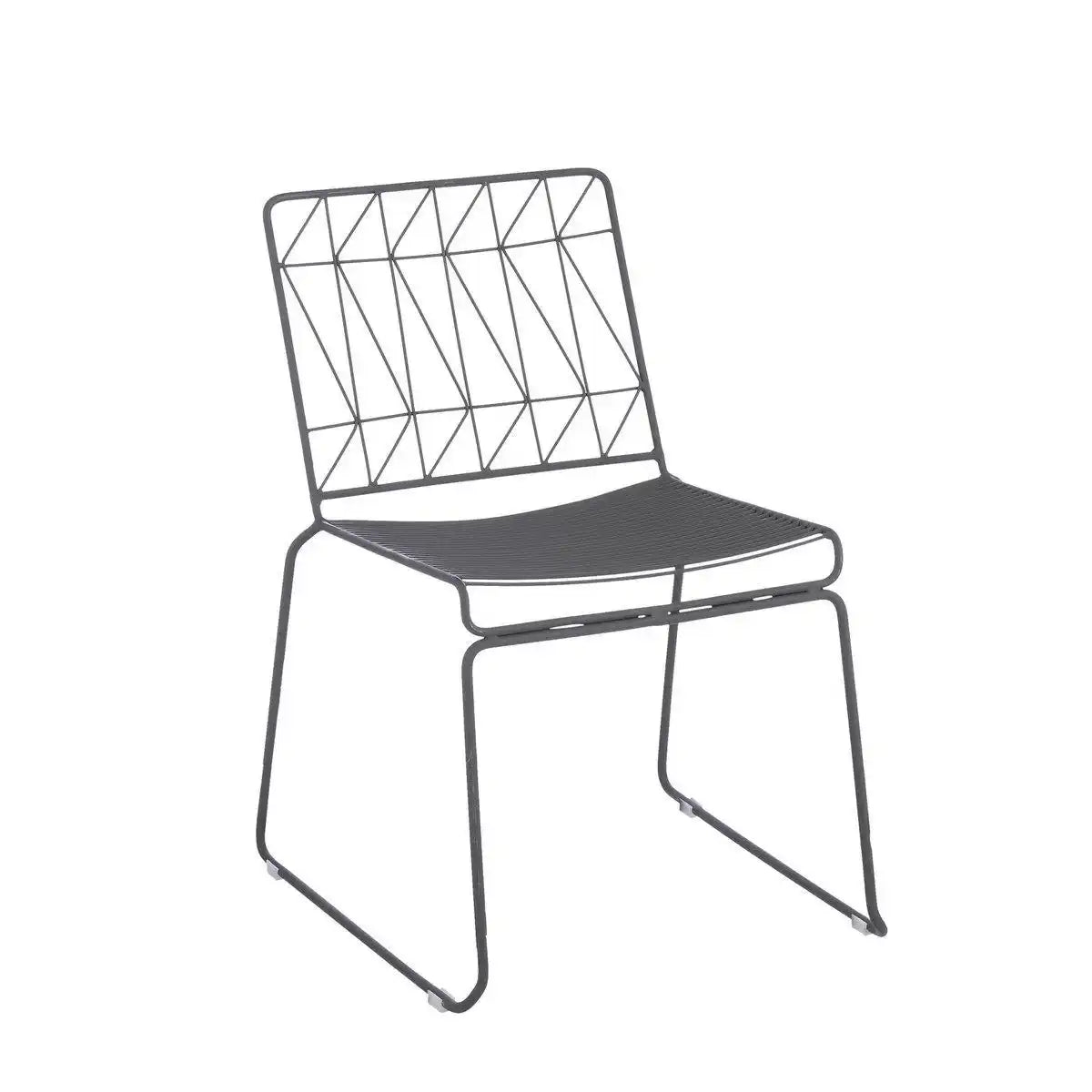 Bueno Gartenstuhl – L53 x B55 x H77 cm – Grau - HomeDesign Knaus