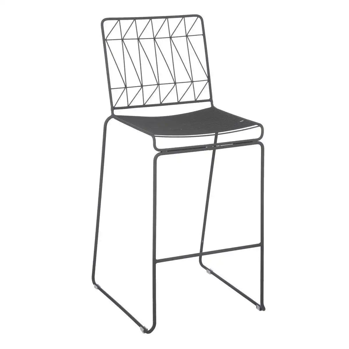 Bueno Outdoor-Barhocker – L53 x B55 x H108 cm – Grau - HomeDesign Knaus