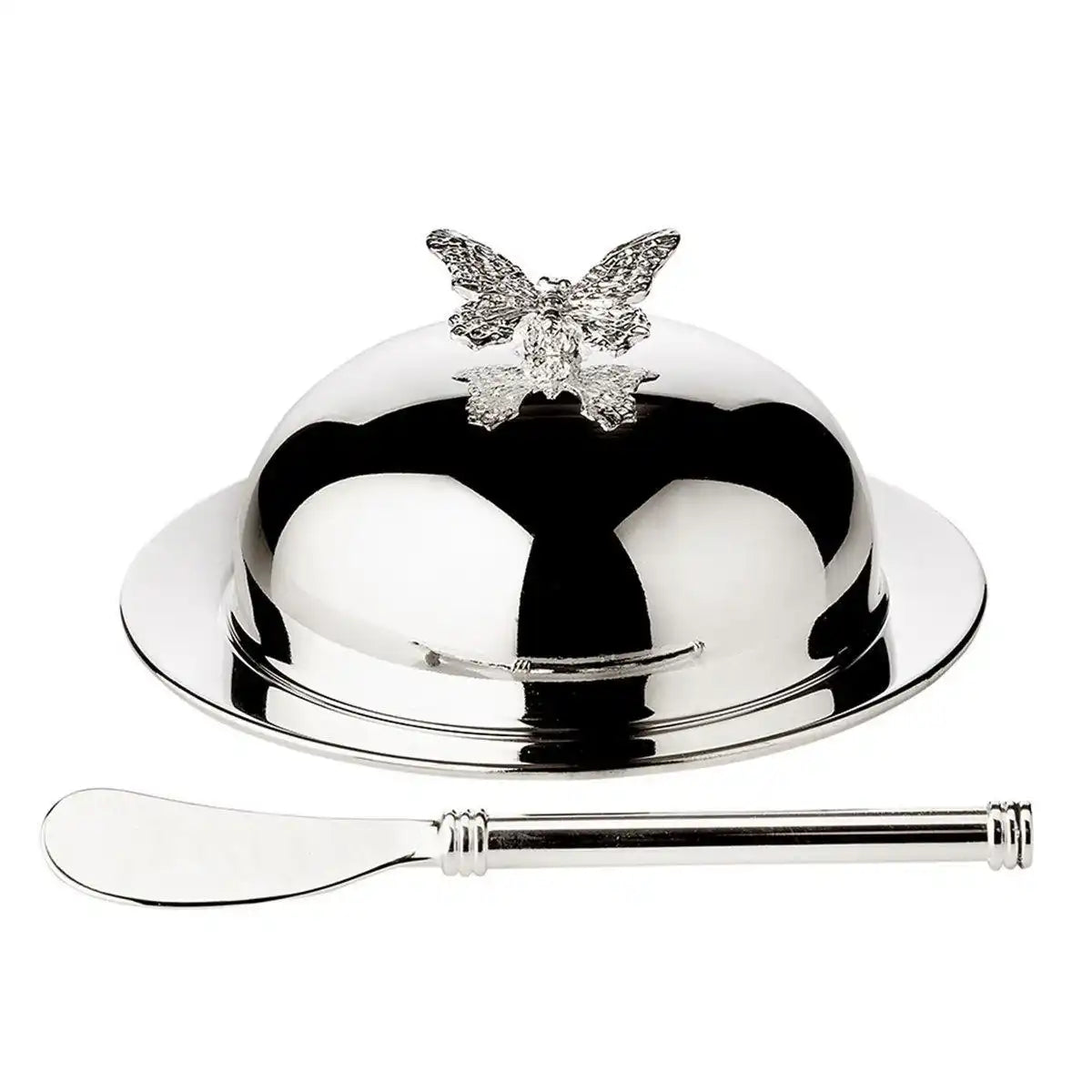 Butterglocke Butterfly mit Glasschale und Deckel edel - HomeDesign Knaus