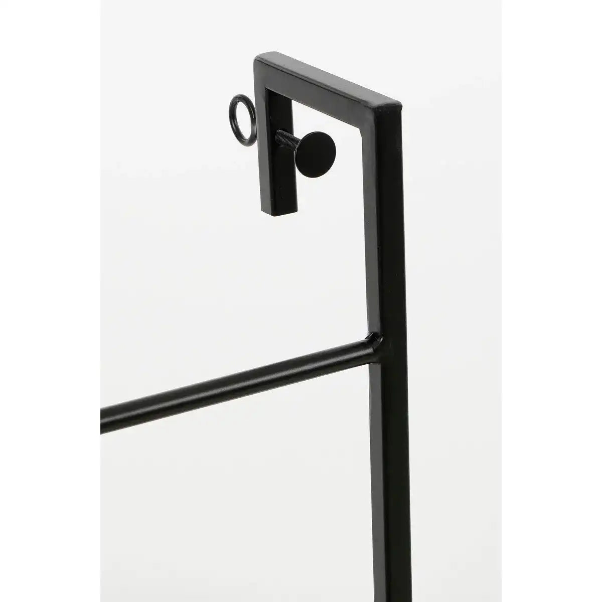 Dani Hängepflanzenregal – L54 x B9,5 x H90 cm – Metall – Schwarz - HomeDesign Knaus