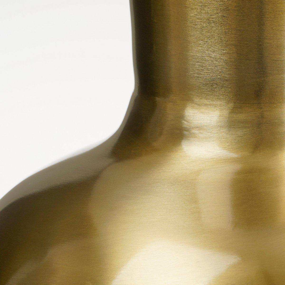 Dara Vase – H42 x Ø28 cm – Metall – Gold - HomeDesign Knaus