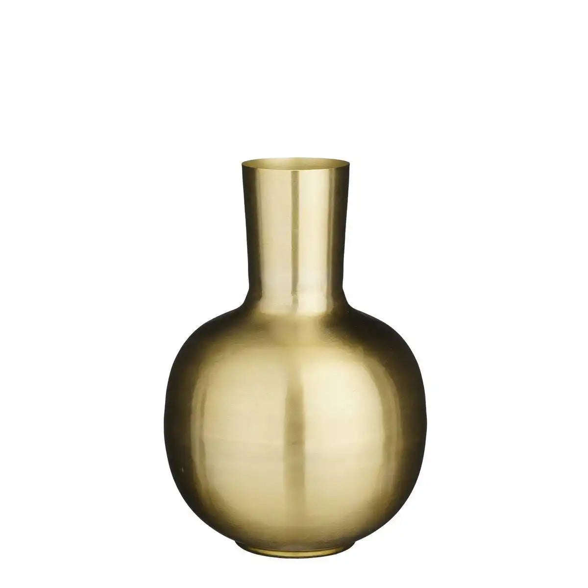 Dara Vase – H42 x Ø28 cm – Metall – Gold - HomeDesign Knaus