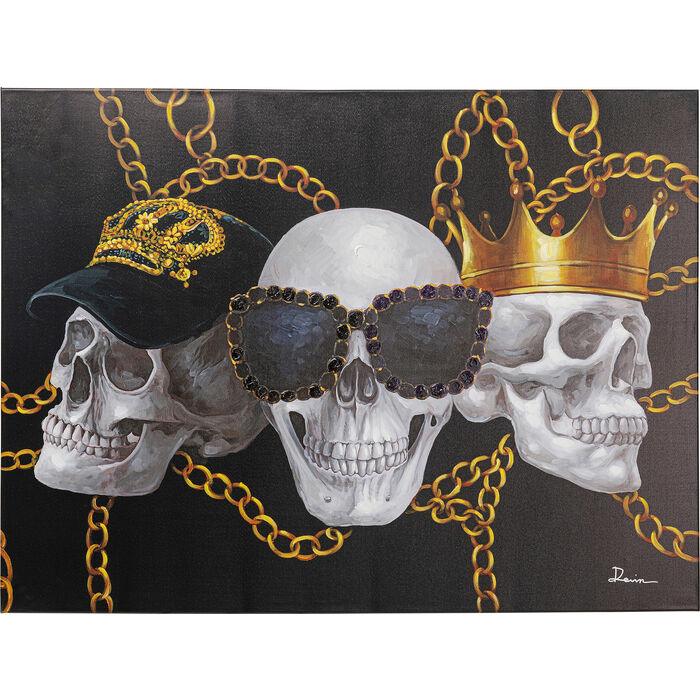 Kare Design Leinwandbild Skull Gang 120x90cm - HomeDesign Knaus wir schaffen Inspirationen 